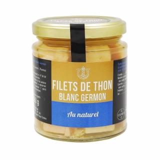 Jardimére Exkluzívny biely tuniak vo vlastnej šťave, 225g (808027 Filets de thon blanc Germon au naturel 225g)