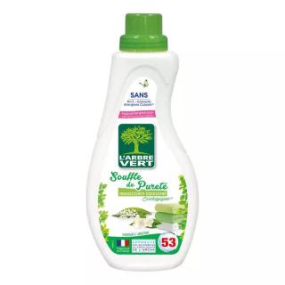 L'Arbre Vert Hypoalergénna Aviváž pre citlivú pokožku vánok čistoty, Francúzsko, 800g (505941 Adoucissant souffle de pureté 800ml)