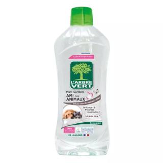 L'Arbre Vert Hypoalergénny pet friendly čistiaci prostriedok rôzne povrchy, Francúzsko, 1l (144519 Nettoyant multi-surfaces 1l)