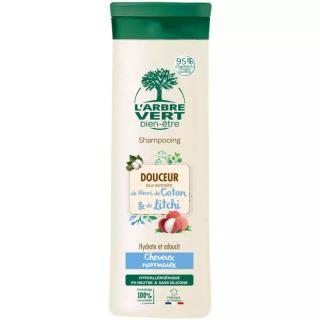 L'Arbre Vert Hypoalergénny šampón jemný na normálne vlasy, Francúzsko, fľaša 250ml (570407 Shampooing douceur cheveux normaux 250ml)