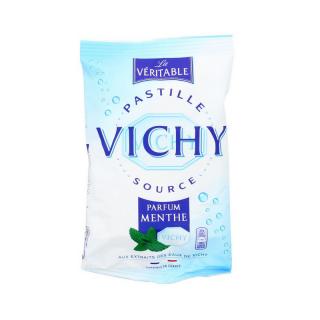 La Véritable Mätové pastilky VICHY, vrecko XL 230g (610315 Bonbons pastilles menthe 230g - VICHY)