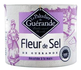 Le Paludier Morská soľ ''Fleur de sel'' z Guérande, Francúzsko, dóza 125g (185723 SEL FLEUR DE SEL DE GUERANDE 125 GR)