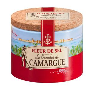 Le Saunier de Camargue Soľný kvet „Fleur de Sel“, morská soľ v dóze, Francúzsko 125g (348160 Fleur de sel 125g - LE SAUNIER DE CAMARGUE)