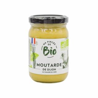 Ma Pincée de BIO Dijonska horčica ostrá BIO, Francúzsko, pohár 200g  (179015 Moutarde de Dijon BIO Ma Pincée de Bio pot 200g. )