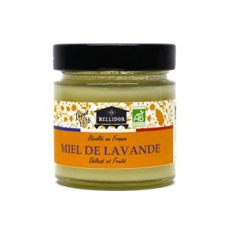 Mellidor Levanduľový med BIO, Francúzsko, pohár 220g (ORGANIC LAVENDER HONEY FROM FRANCE)