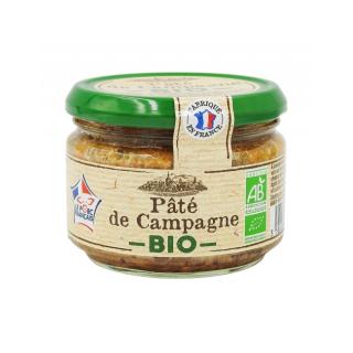 Mere Lalie Videcka paštéta BIO, Francúzsko, pohár 180g (178327 Pâté de campagne BIO France pot 180g. )