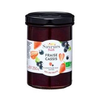 Naturgie Jahodovo - ríbezľový džem BIO Premium 60%, pohár 250g (1250430)