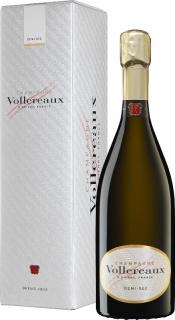 Originálne francúzske šampanské Vollereaux Demi-Sec, stredne suché, 0,75l