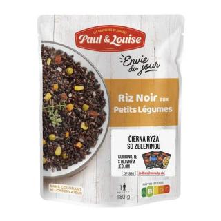 Paul  Louise Čierna ryža so zeleninou, Francúzsko, Doypack 180g (RIZ NOIR AUX PETITS LEGUMES)