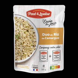 Paul  Louise Duo ryže z Camargue, Francúzsko, Doypack 180g (DP-S23 DUO DE RIZ DE CAMARGUE)