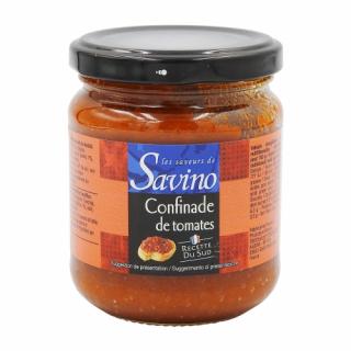 Savino Nátierka zo sušených paradajok s bazalkou, Francúzsko, pohár 180g  (178004 Confinades de tomato, Savino 180g. )