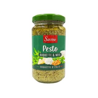 Savino Pesto s rukolou, ricottou a orechami, Francúzsko, 190g (809846 pesto roquette  noix)