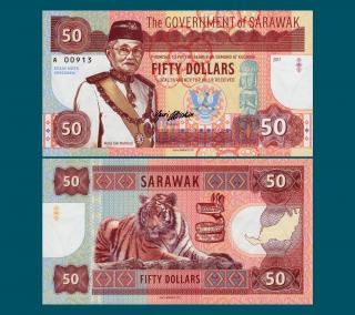 50 dollars Sarawak typ B