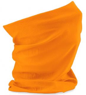 Multifunkčná šatka - nákrčník morf oranžová
