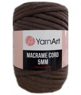 Priadza macrame 5mm 500g YarnArt hnedo šedá-769