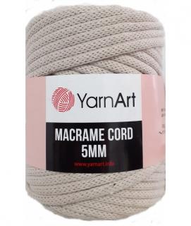 Priadza macrame 5mm 500g YarnArt režná-753