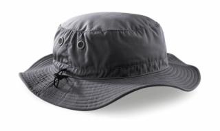 rybársky klobúk šedý