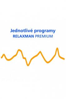 Jednotlivé programy - Relaxman Premium