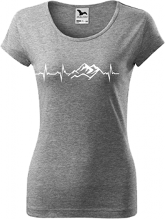 Dámske tričko Hory EKG (Tričko pre turistku)