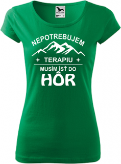 Dámske tričko Hory Terapia (Tričko do hôr)