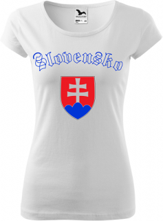 Dámske tričko Slovensko znak (Tričko slovenský znak pre ženu)