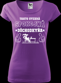 Dámske tričko Takto vyzerá dôchodkyňa (Darček pre dôchodkyňu)