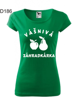 Dámske tričko Záhradkárka (Darček pre ženu)