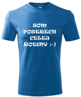 Detské tričko Postrach rodiny modré (Chlapčenské tričko)