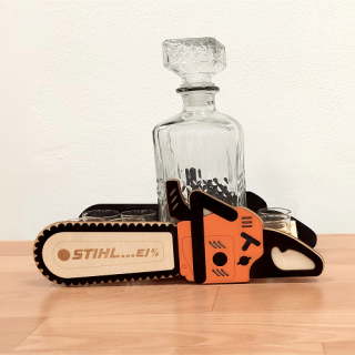 Drevená píla STIHL  (Drevené darčeky)