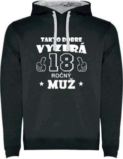 Pánska mikina Takto vyzerá 18 ročný (Mikina k 18 tim narodeninám)