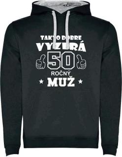 Pánska mikina Takto vyzerá 50 ročný (Mikina k 50 tim narodeninám)