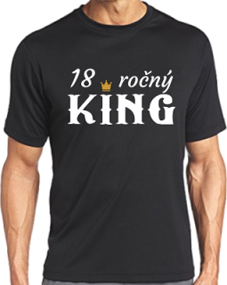 Pánske tričko 18 ročný KING (18 ročný KING)