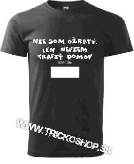 Pánske tričko Adresa výpredaj