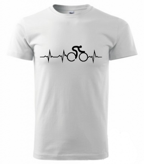 Pánske tričko Bicykel EKG (Tričko na bicykel)