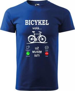 Pánske tričko Bicykel volá 2 (Tričko na bicykel)