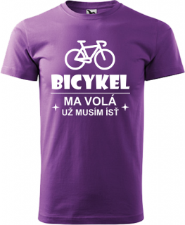 Pánske tričko Bicykel volá (Tričko na bicykel)