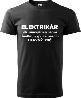 Pánske tričko Elektrikár výpredaj (Vtipné tričko pre elektrikára)