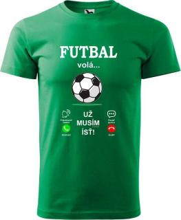 Pánske tričko  Futbal volá (Tričko pre futbalistu)