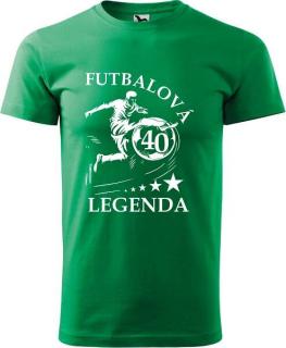 Pánske tričko Futbalová legenda 40r. (Tričko k 40tim narodeninám)