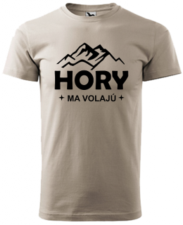 Pánske tričko Hory ma volajú (Turistické tričko)