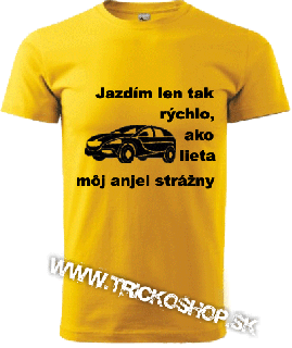 Pánske tričko Jazdím Auto (Tričko pre šoféra s autom)