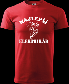 Pánske tričko Najlepší elektrikár (Najlepší elektrikár)