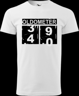 Pánske tričko OLDOMETER 40 (Tričko k 40 narodeninám)