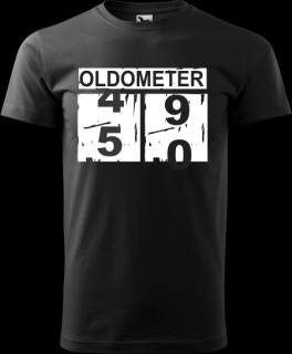 Pánske tričko OLDOMETER 50 (Tričko k 50 narodeninám)