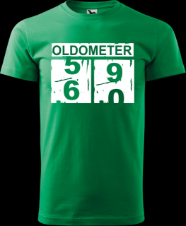Pánske tričko OLDOMETER 60 (Tričko k 60 narodeninám)
