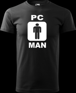 Pánske tričko PC MAN výpredaj (Tričko pre ítečkára)