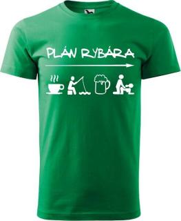 Pánske tričko Plán rybára výpredaj (Darček pre rybára )