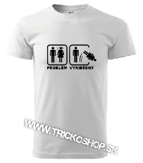 Pánske tričko Problém vyriešený výpredaj (Posledné kusy!)