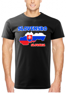 Pánske tričko Slovensko Slovakia (Slovenské tričko)