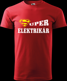 Pánske tričko Super elektrikár (Super elektrikár)